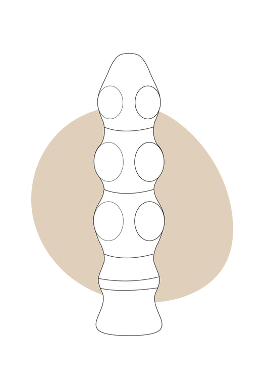 sextoy bois forme conique design minimaliste