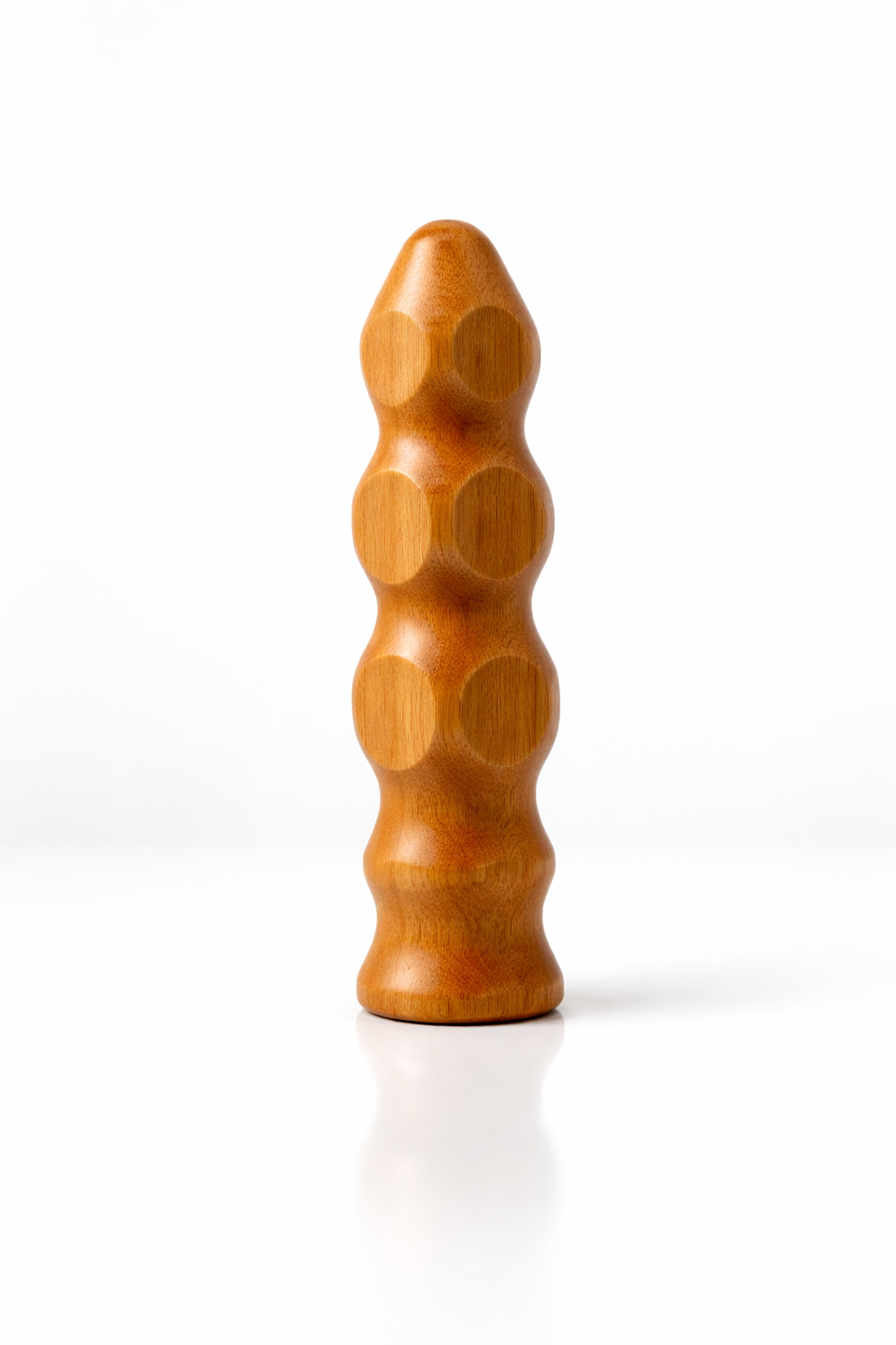 objet de bien-être en bois huilé, détail texture naturelle