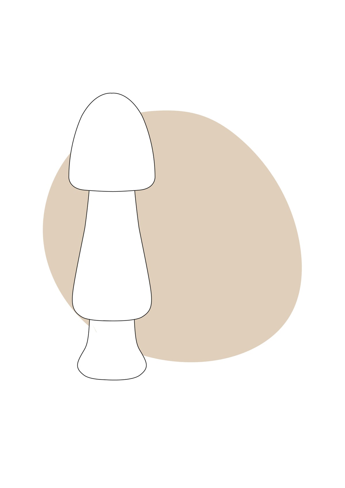 objet de bien-être en bois double, forme ergonomique