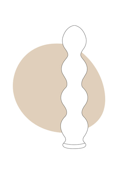 objet de bien-être en bois, forme vague naturelle