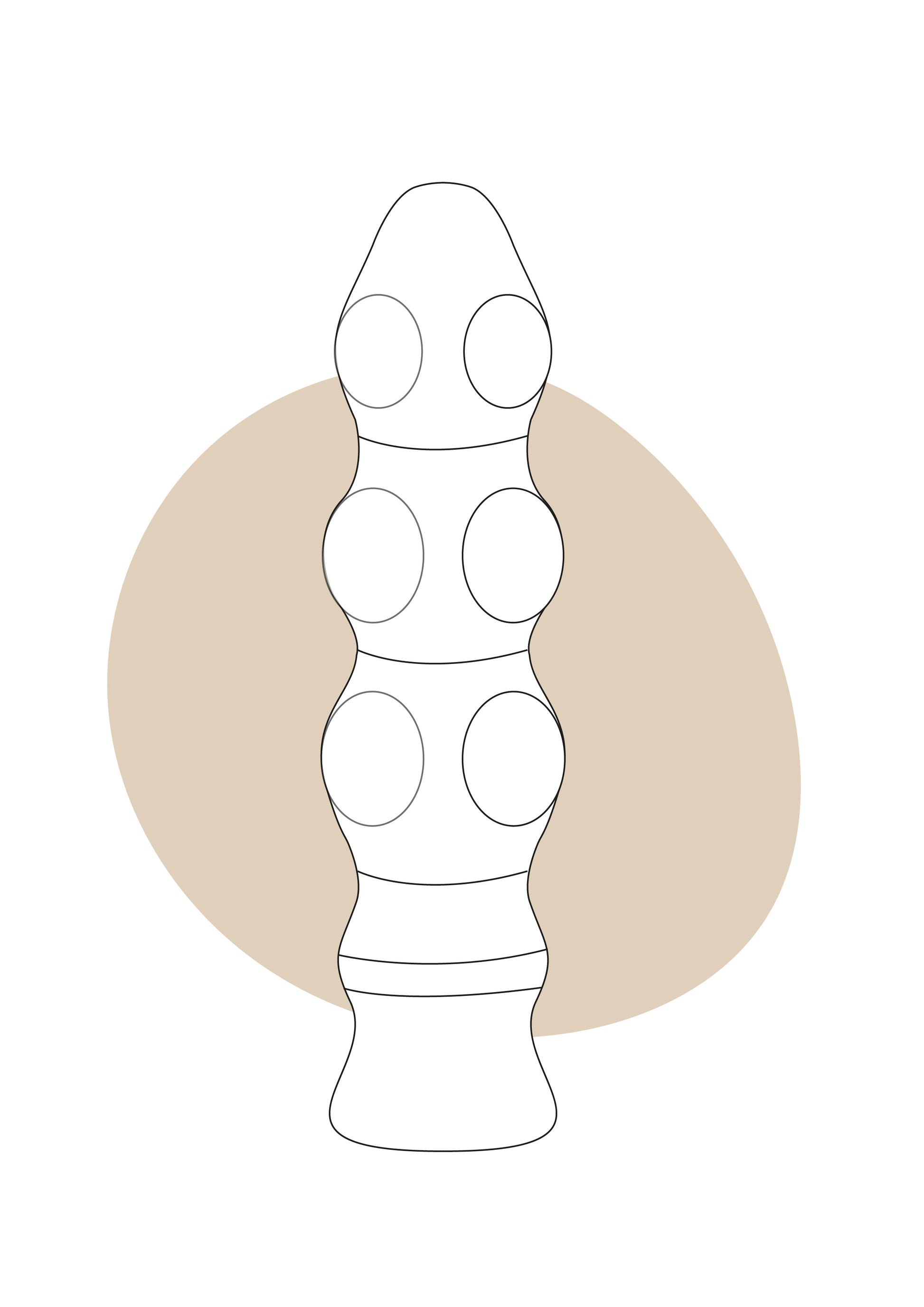 sextoy bois forme conique design minimaliste
